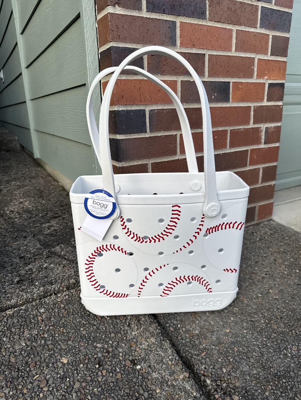15" Baseball print Original Bogg Bag